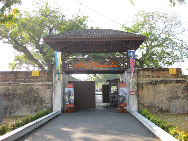 コーンウォリス砦の入口