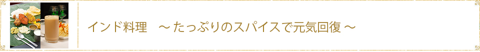 グルメ　インド料理