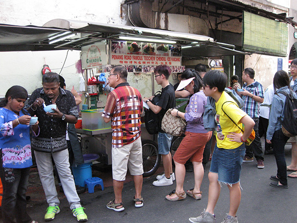 海外挙式、または海外ウエディングのペナン島のかき氷チェンドルの有名店「TEOCHEW CHENDUL」 