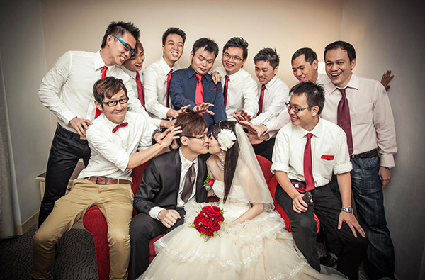 無理難題をクリアーした男性陣は、みんな嬉しそう